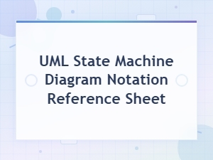 Uml State Machine Diagram Notation Quick Reference Guide